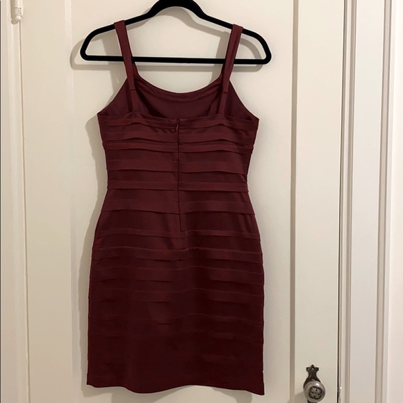BCBG Red Bodycon Mini Dress - Picture 2 of 3
